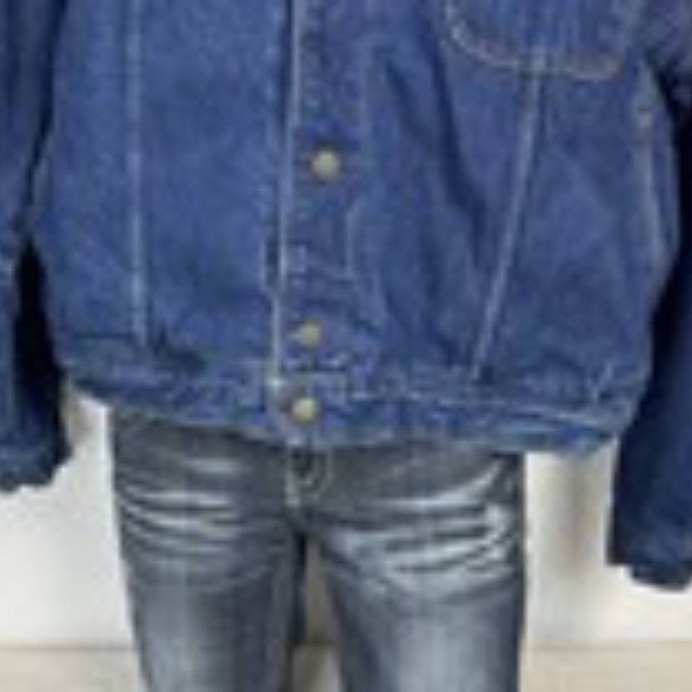 Vintage Joe Camel Cigarettes Denim Sherpa Lined J… - image 3